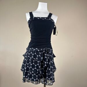 NWT Deadstock Iz Buyer Polka Dot Fairy Whimsigoth Ruffle Dress